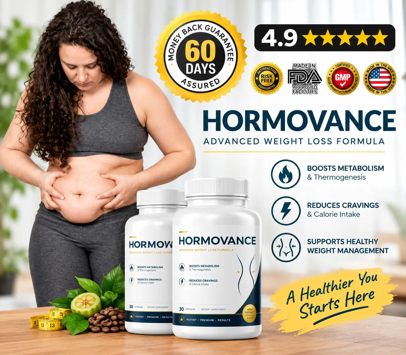 Hormovance Natural Weight Loss Supplement